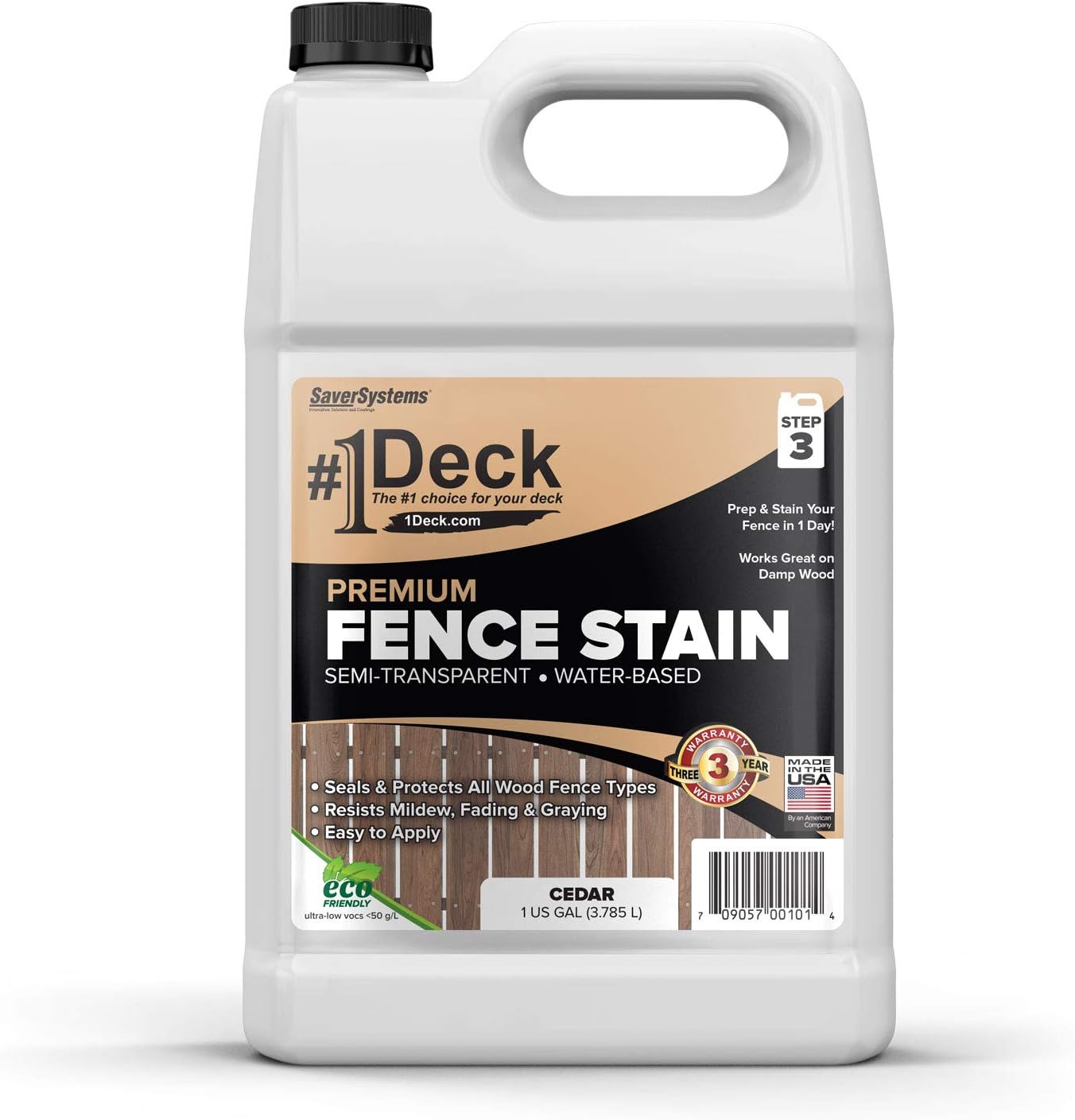 #1 Deck Premium Wood Fence Stain and Sealer - Semi- [...]