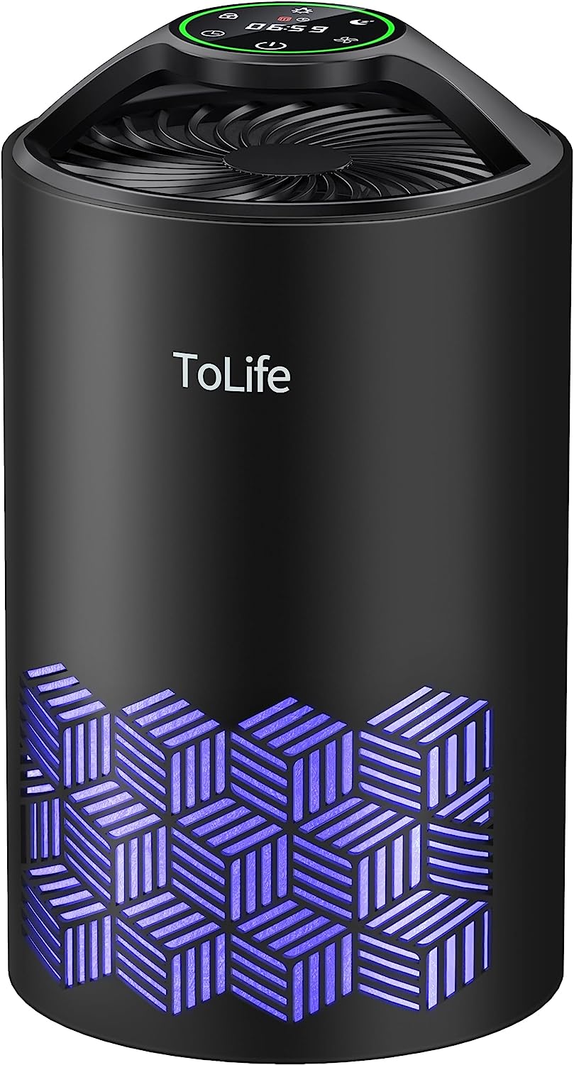 ToLife Air Purifiers for Bedroom, HEPA Air Cleaner for [...]