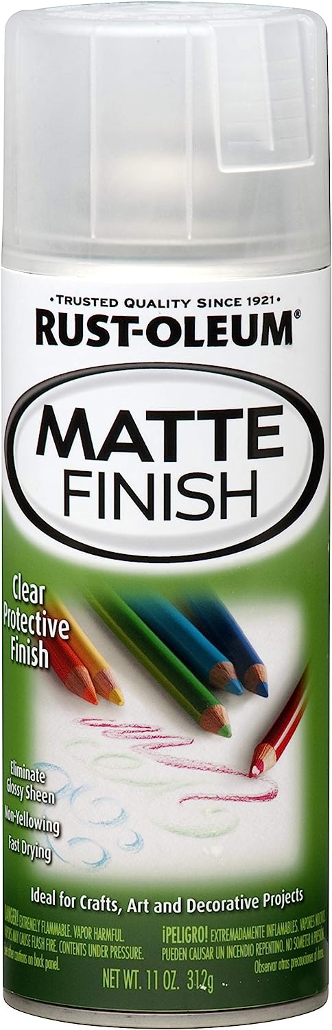 Rust-Oleum 267028 Specialty Matte Finish Spray, 11 oz, Clear