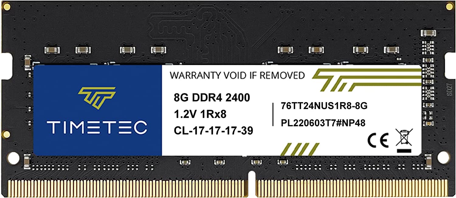Timetec 8GB DDR4 2400MHz (DDR4-2400) PC4-19200 [...]