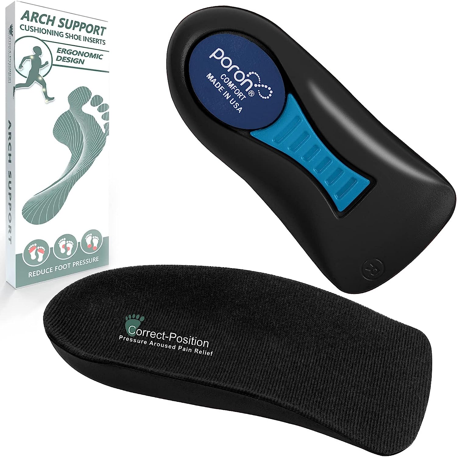 Plantar Fasciitis Relief Arch Support Shoe Inserts for [...]