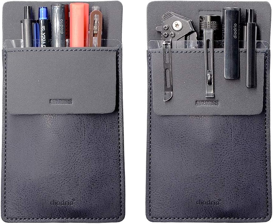 Pocket Protector, Leather Pen Pouch Holder Organizer, [...]