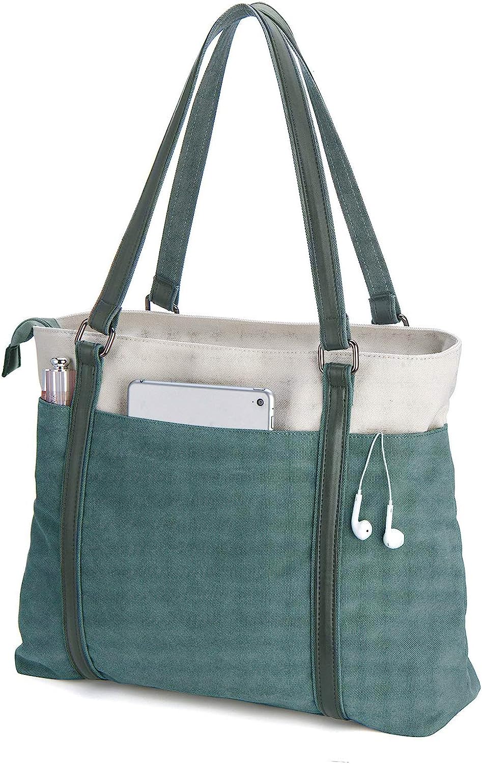 Women Laptop Tote Bag for Work Lightweight Splice [...]