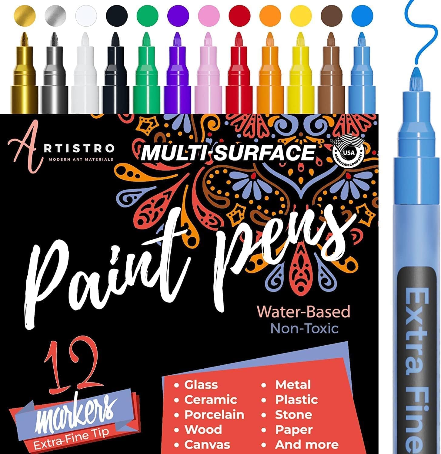 ARTISTRO Paint Pens for Rock Painting, Stone, Ceramic, [...]