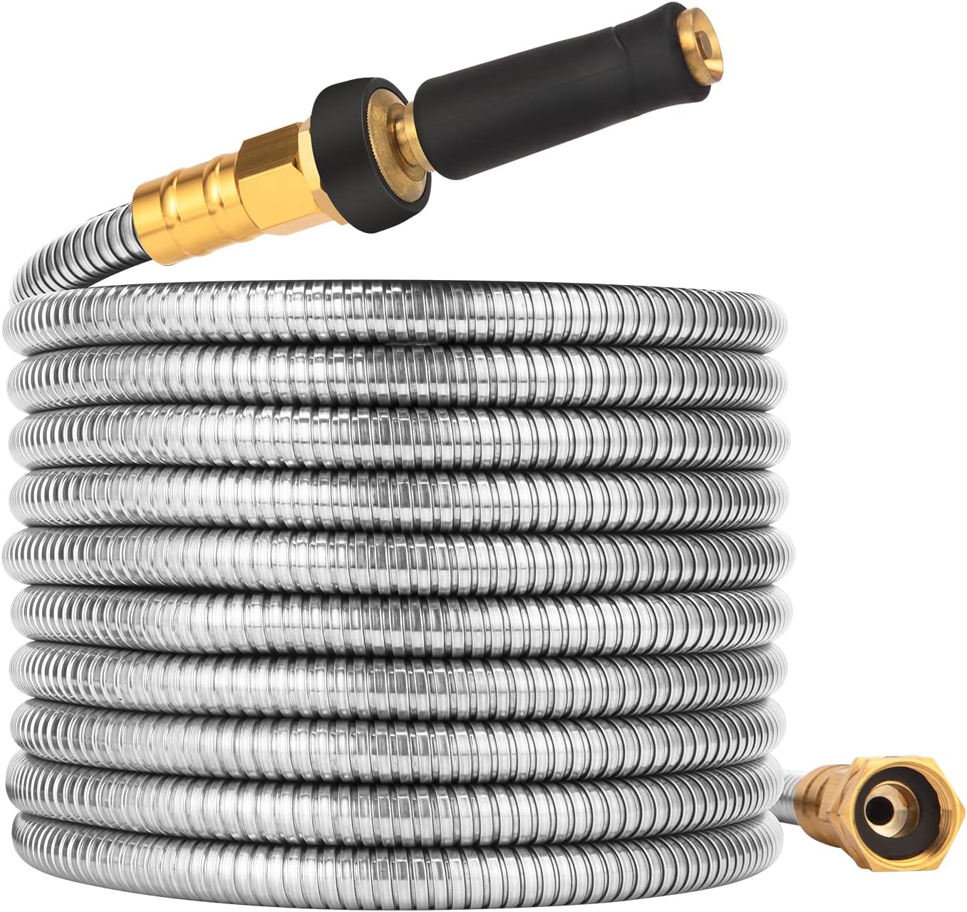 Rosy Earth Expandable Metal Garden Hose 50 FT - 304 [...]