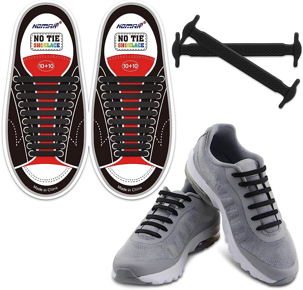 HOMAR No Tie Shoelaces for Kids and Adults Stretch [...]