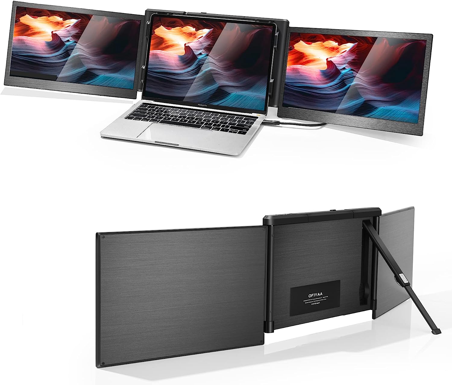 OFIYAA P2 PRO Triple Portable Monitor for Laptop [...]