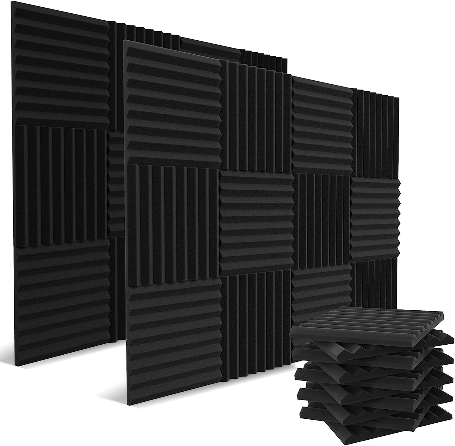 52 Pack Acoustic Panels 1 X 12 X 12 Inches - Acoustic [...]