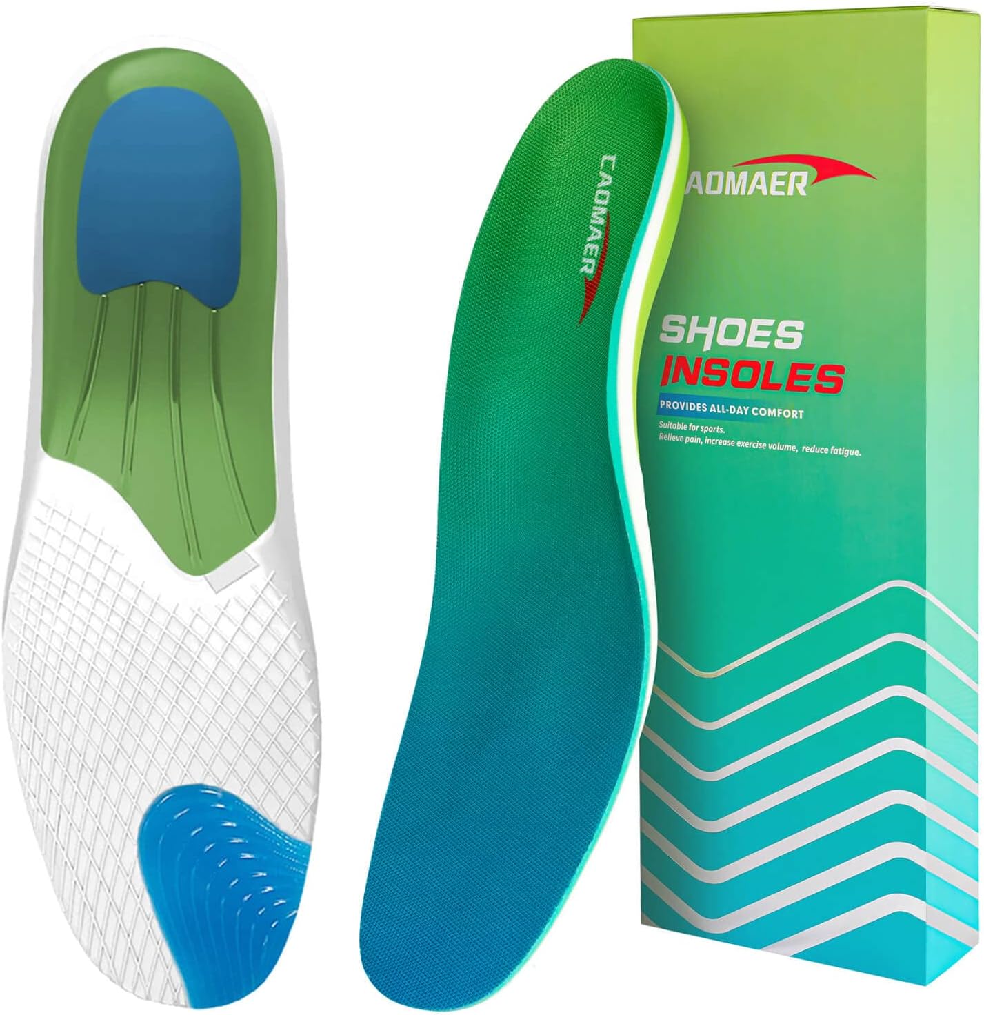 Plantar Fasciitis Relief Insoles with Arch Support for [...]