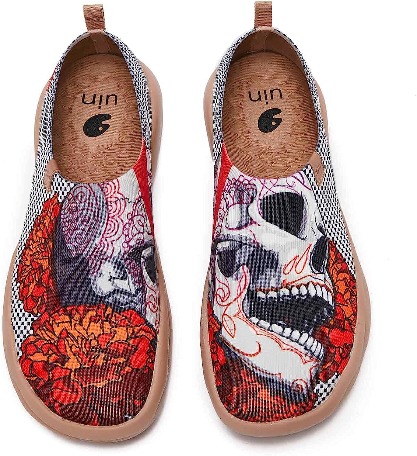 UIN Women's Art Painted Travel Shoes Slip On Casual [...]