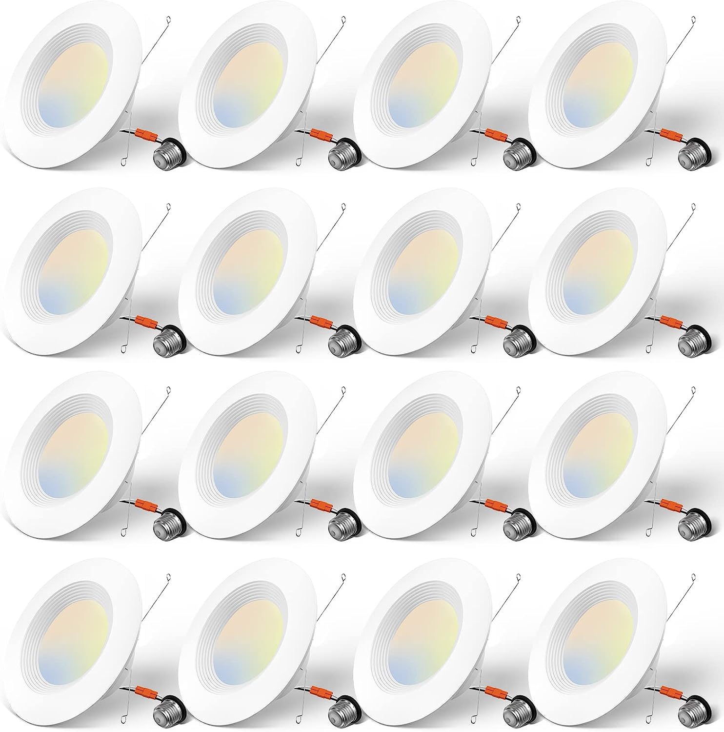 Amico 5/6 inch 5CCT LED Recessed Lighting 16 Pack, [...]