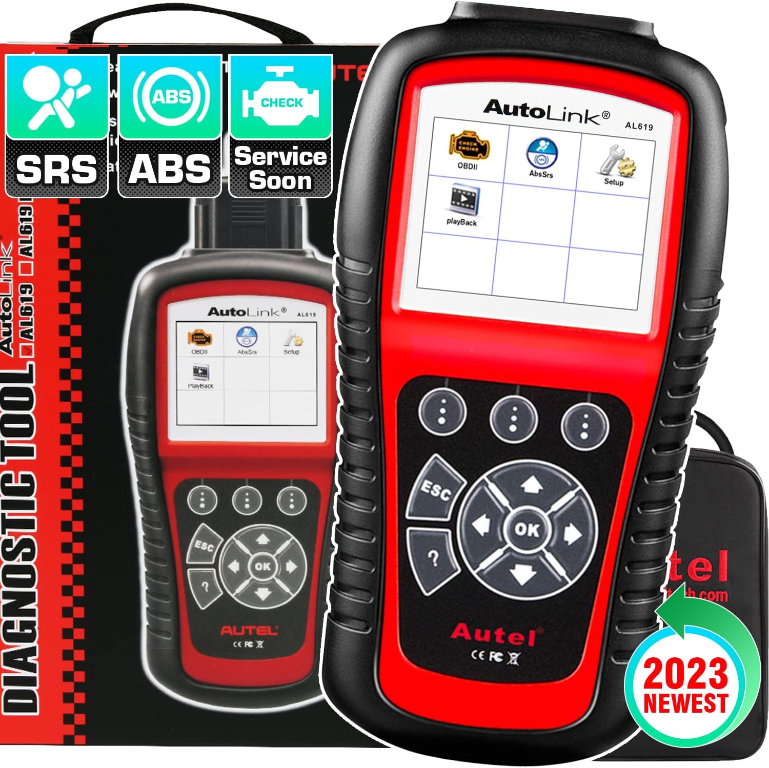 Autel AutoLink AL619 OBD2 Scanner, ABS SRS Airbag [...]