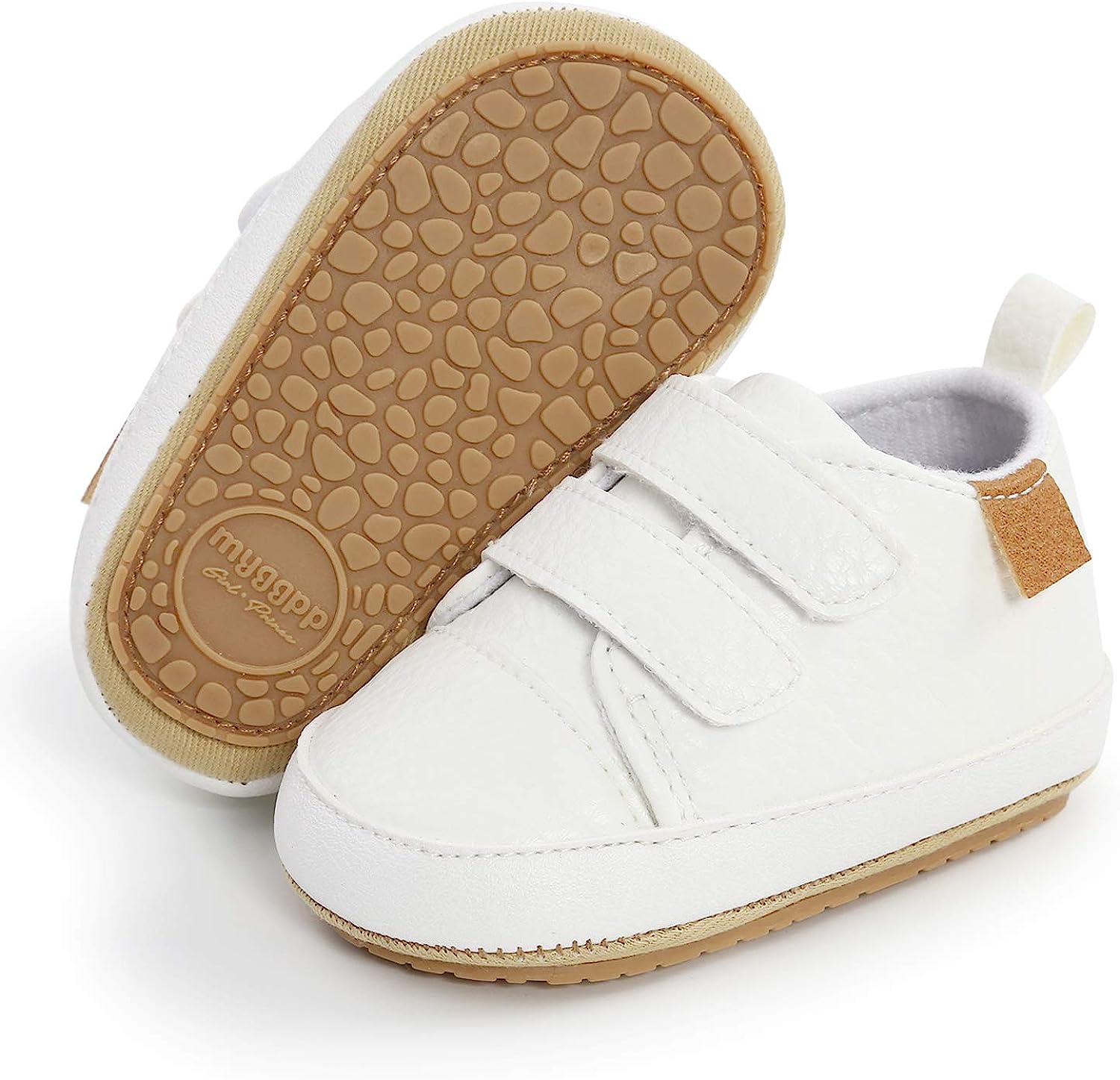SOFMUO Baby Boys Girls High Top Ankle PU Leather [...]