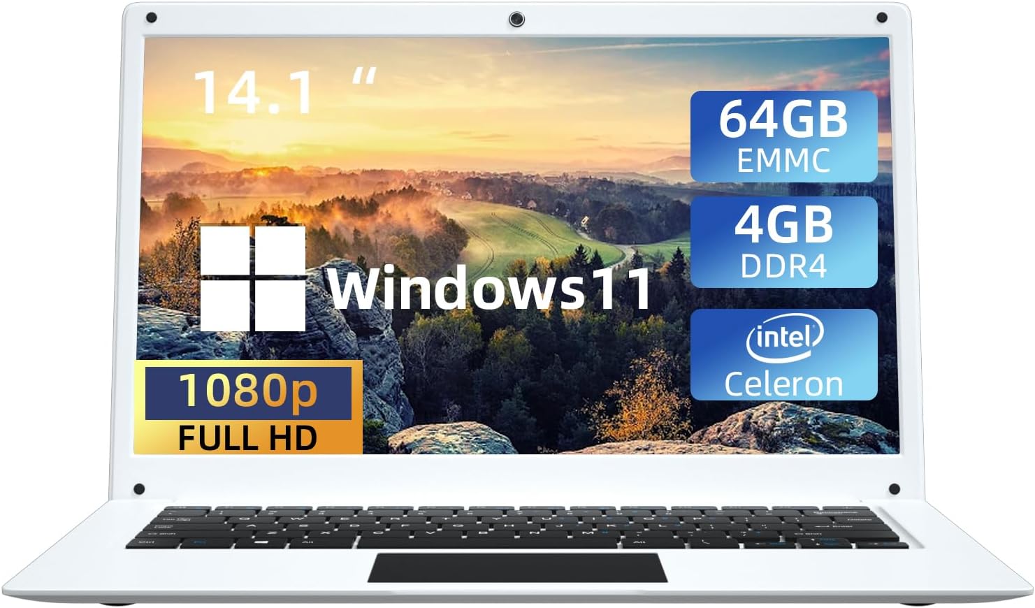 14.1'' Windows 11 Laptop, Intel Celeron N3450, [...]