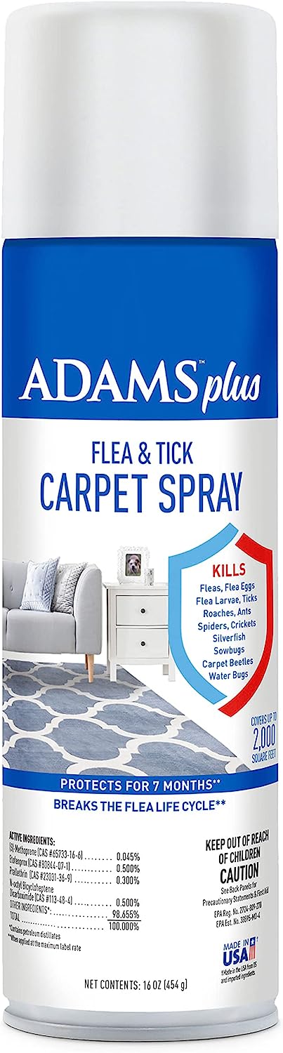Adams Plus Flea & Tick Carpet Spray, Kills Fleas, Flea [...]