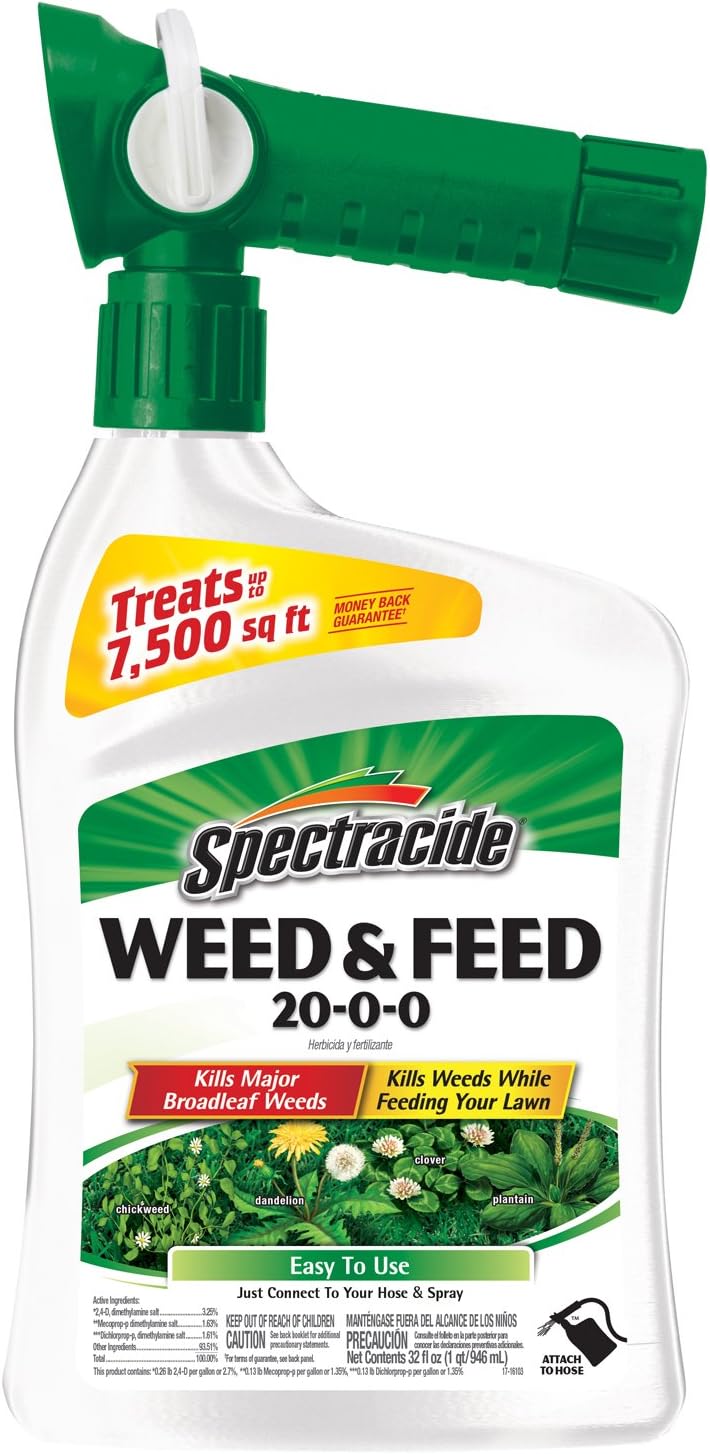 Spectracide Weed And Feed 20-0-0 32 Ounces, With [...]