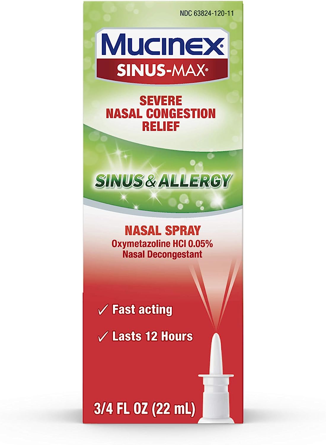 Mucinex Sinus-Max Severe Nasal Congestion Relief Sinus [...]
