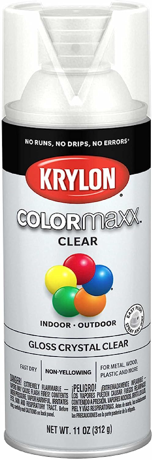 Krylon K05515007 COLORmaxx Acrylic Clear Finish for [...]