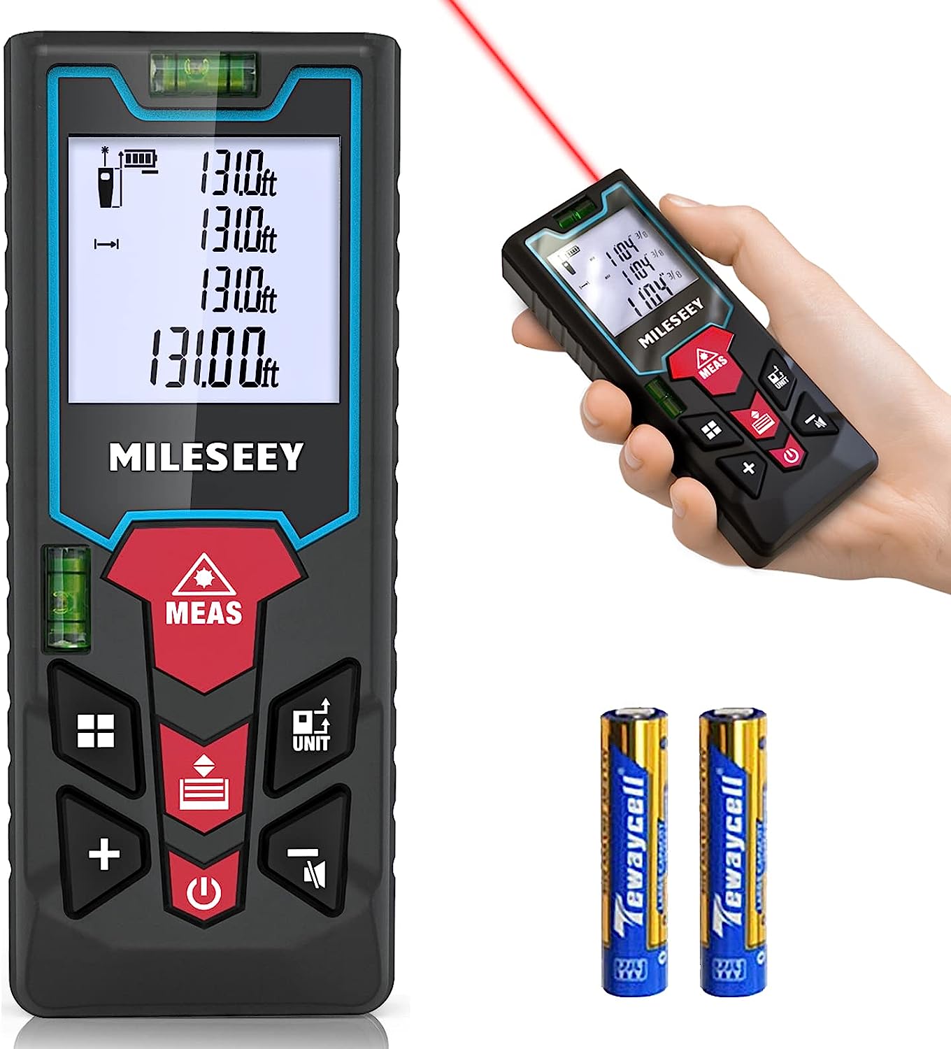Laser Measure 130ft, MiLESEEY Laser Tape Measure with [...]