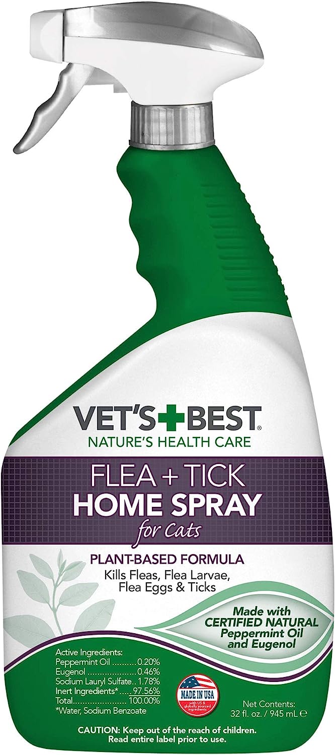 Vet's Best Flea and Tick Home Spray for Cats - Flea [...]