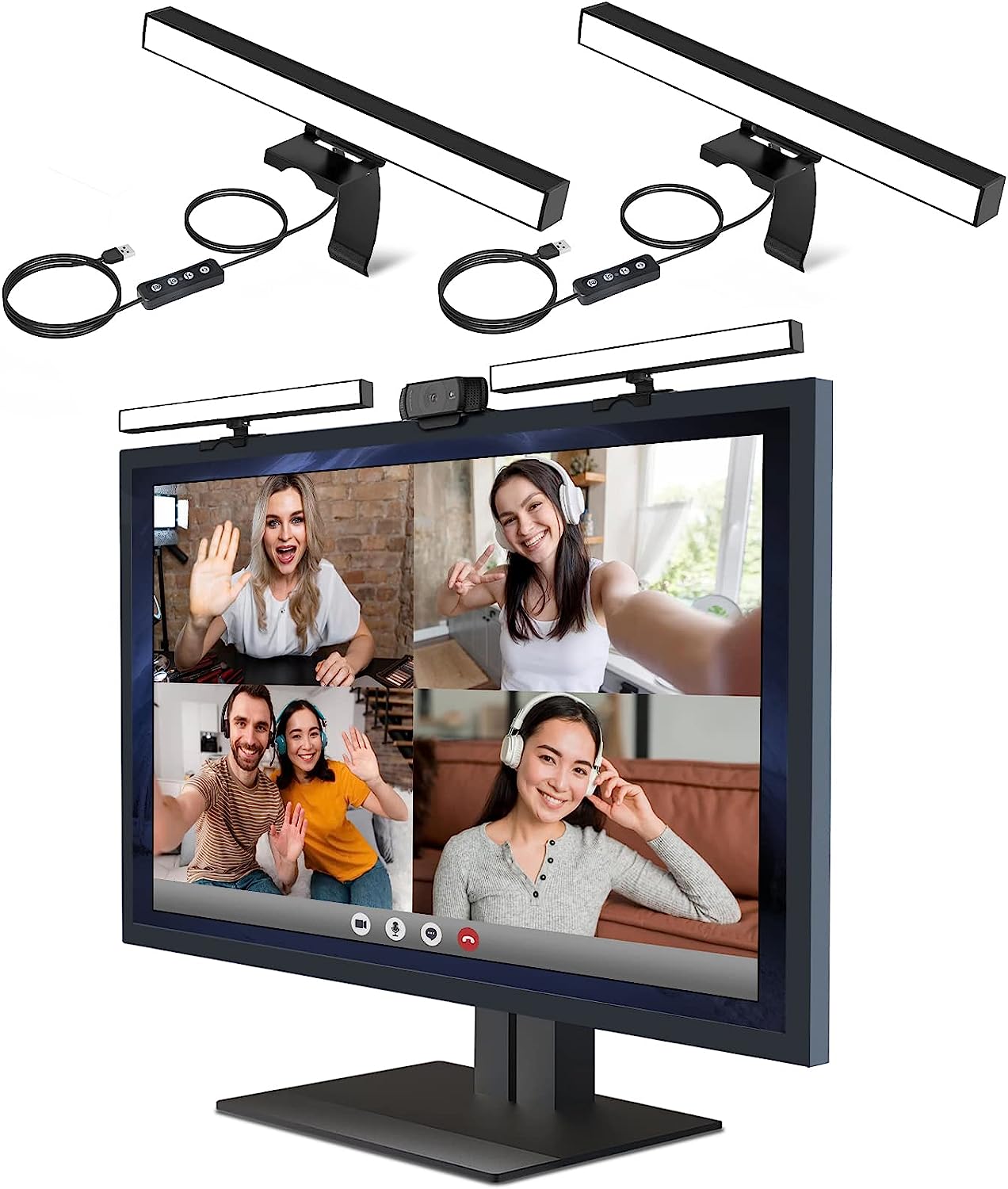 ALTSON 2-Pack Video Conference Lighting, Webcam [...]