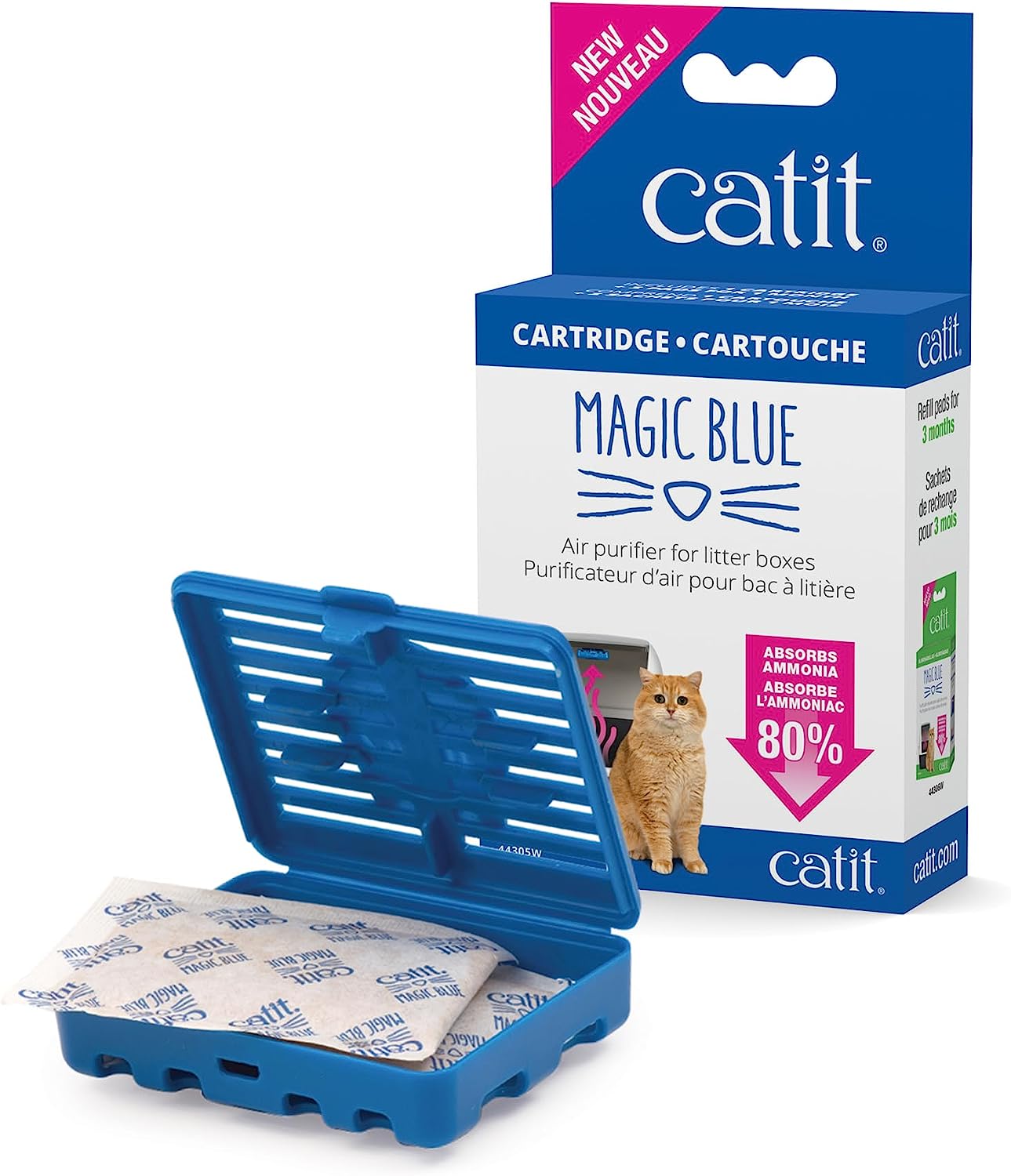 Catit Magic Blue Cat Litter Box Air Purifier