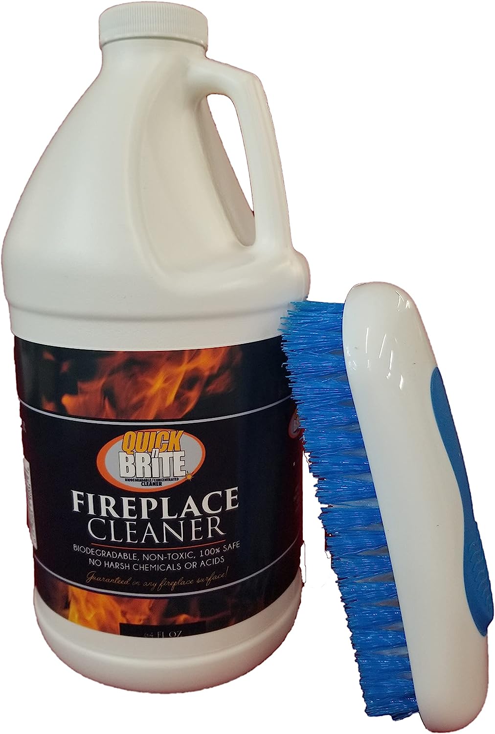 Quick N Brite Fireplace Cleaner with Cleaning Brush [...]