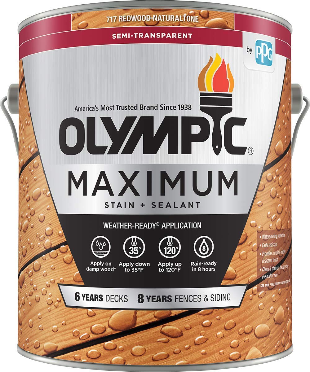 Olympic Maximum Wood Stain And Sealer For Decks, [...]
