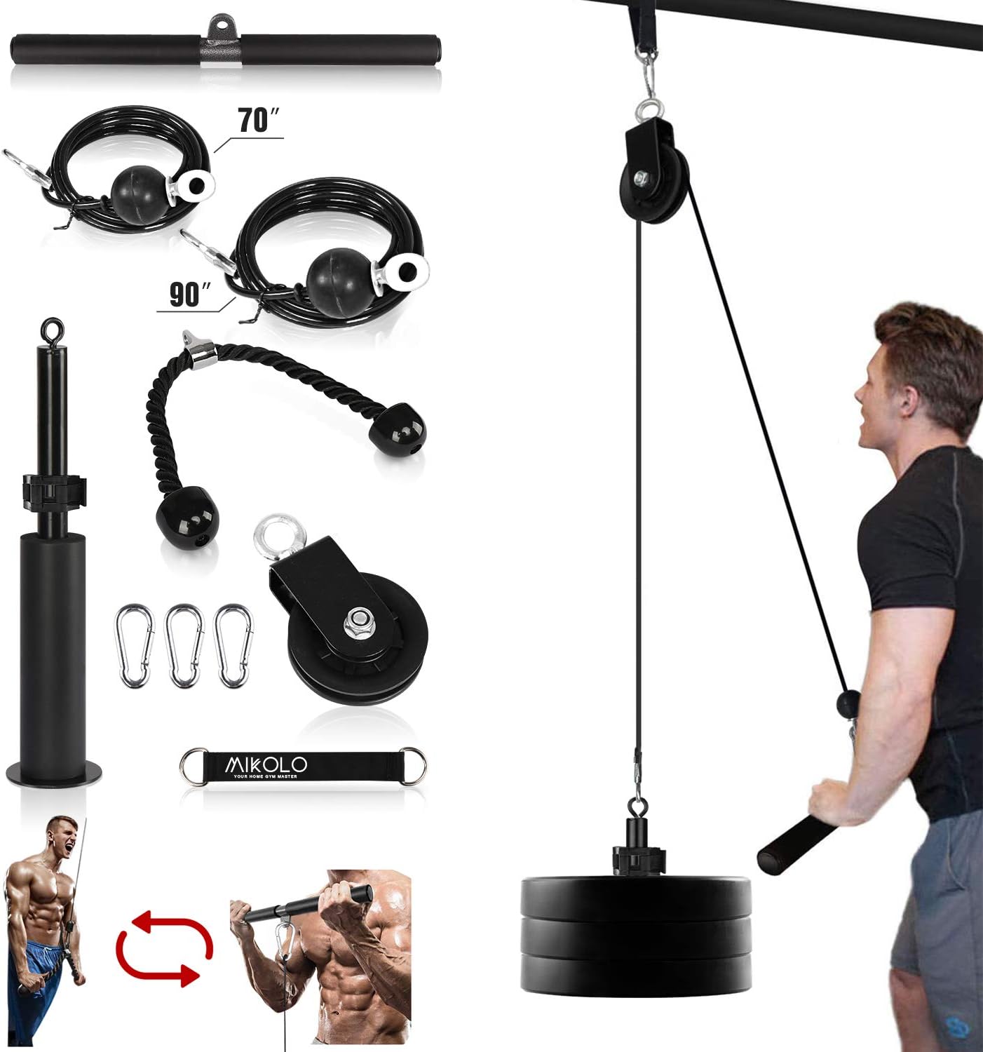 Mikolo LAT and Lift Pulley System, Upgraded Weight [...]