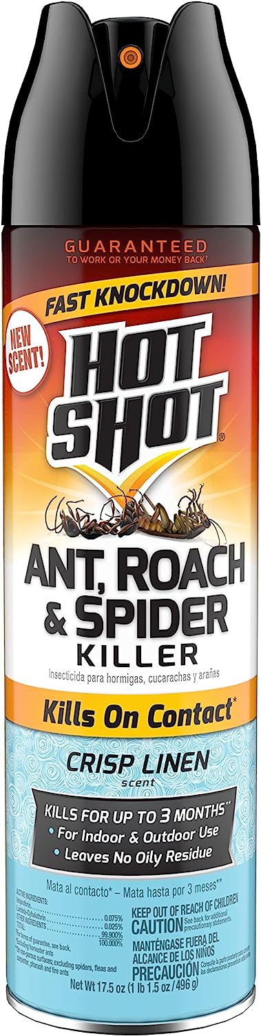 Hot Shot Ant, Roach & Spider Killer, Kills Insects [...]