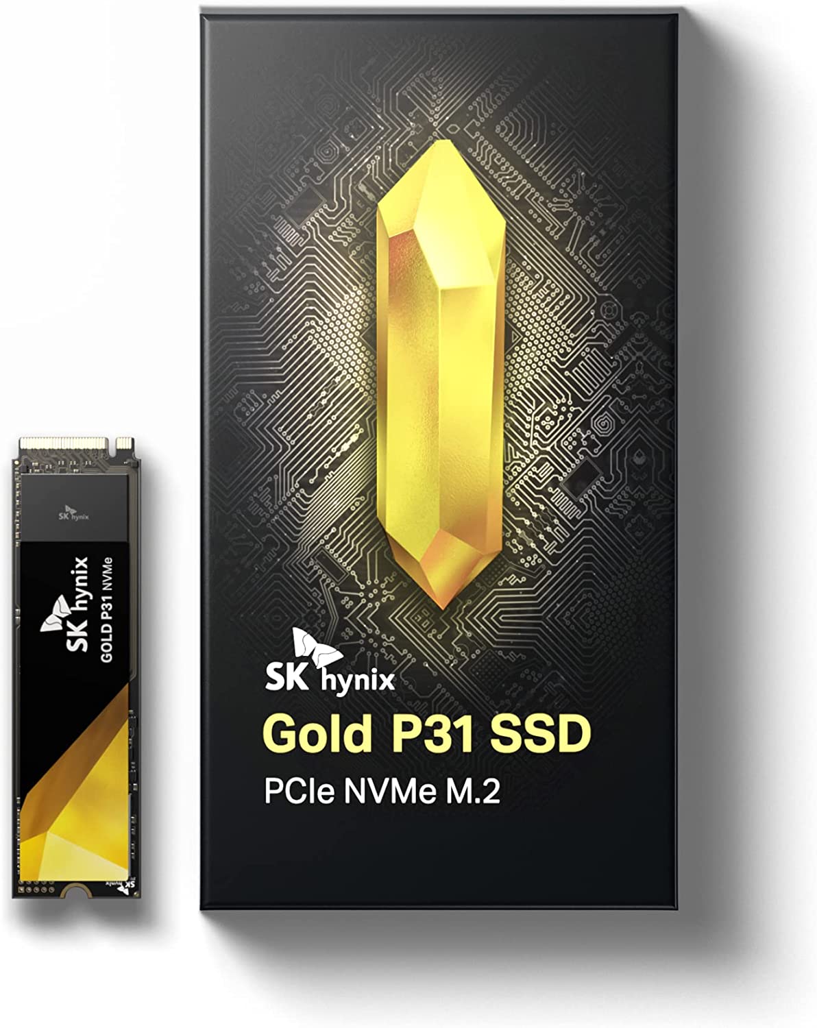 SK hynix Gold P31 1TB PCIe NVMe Gen3 M.2 2280 Internal [...]