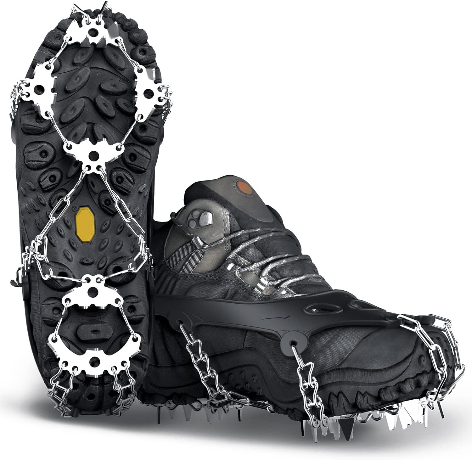 Wirezoll Ice Cleats, Crampons for Hiking Boots and [...]