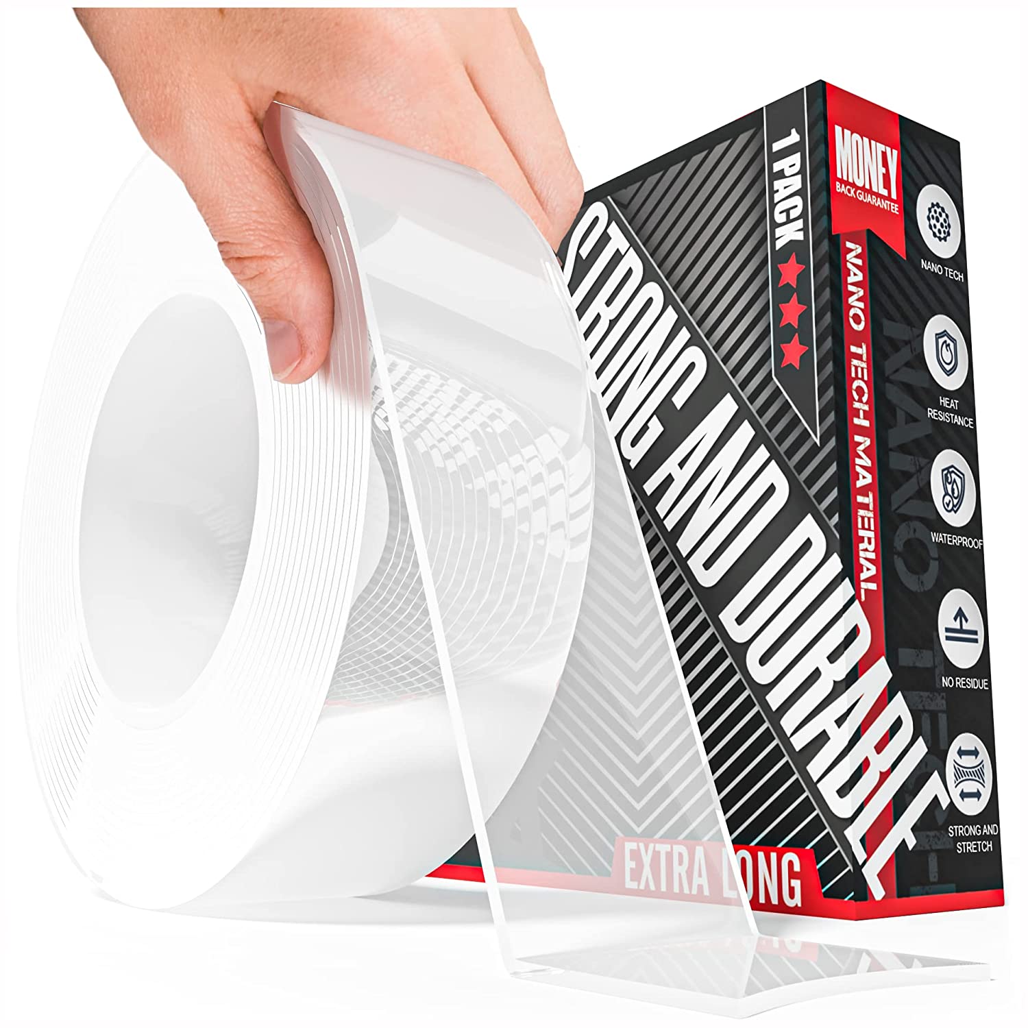 Tough Double Sided Mounting Tape Removable 1.18