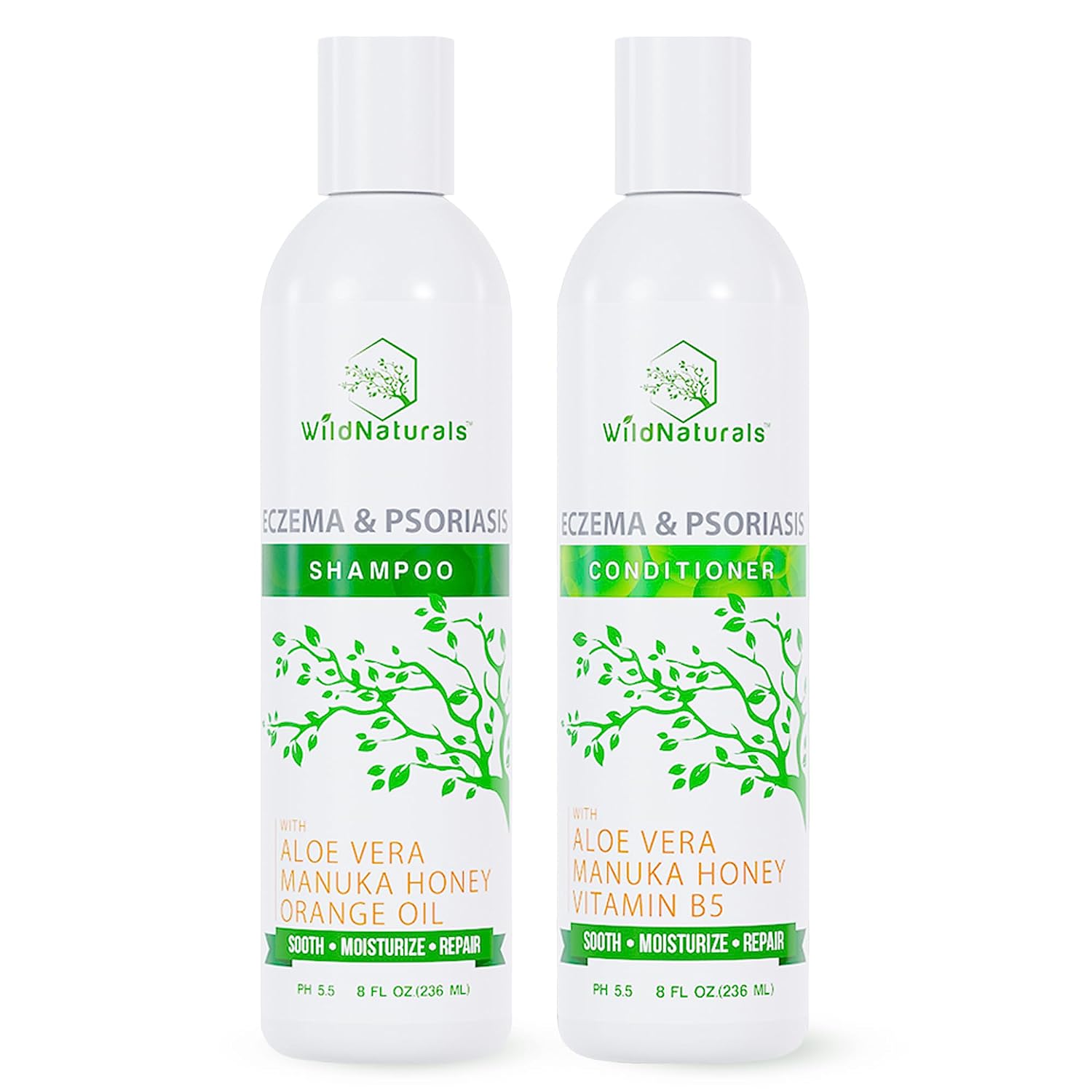 Eczema Psoriasis Shampoo and Conditioner Set - Anti [...]