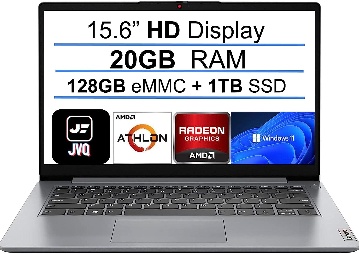 Lenovo Ideapad 15.6' HD Laptop, Athlon Silver 3050U [...]