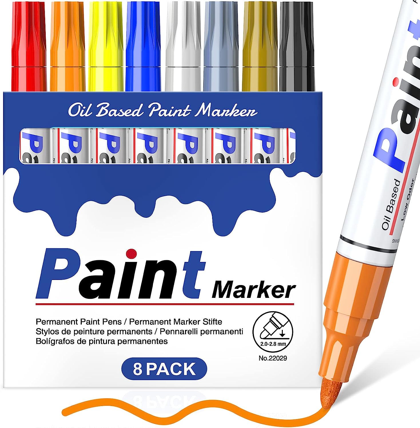 Permanent Paint Pens Paint Markers for Plastic [...]