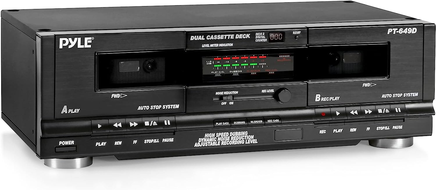 Pyle Home Digital Tuner Dual Cassette Deck | Media [...]