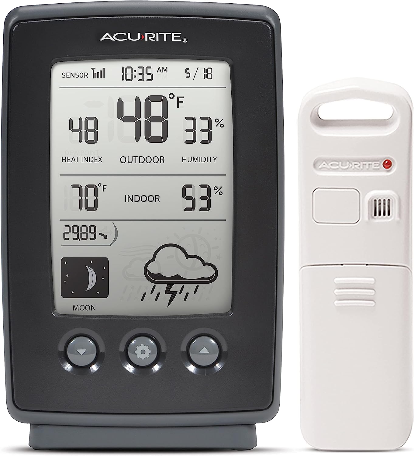 AcuRite Digital Weather Forecaster with Indoor/Outdoor [...]