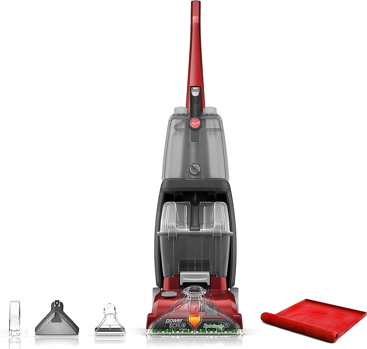 Hoover, Red Power Scrub Deluxe Carpet Cleaner Machine, [...]