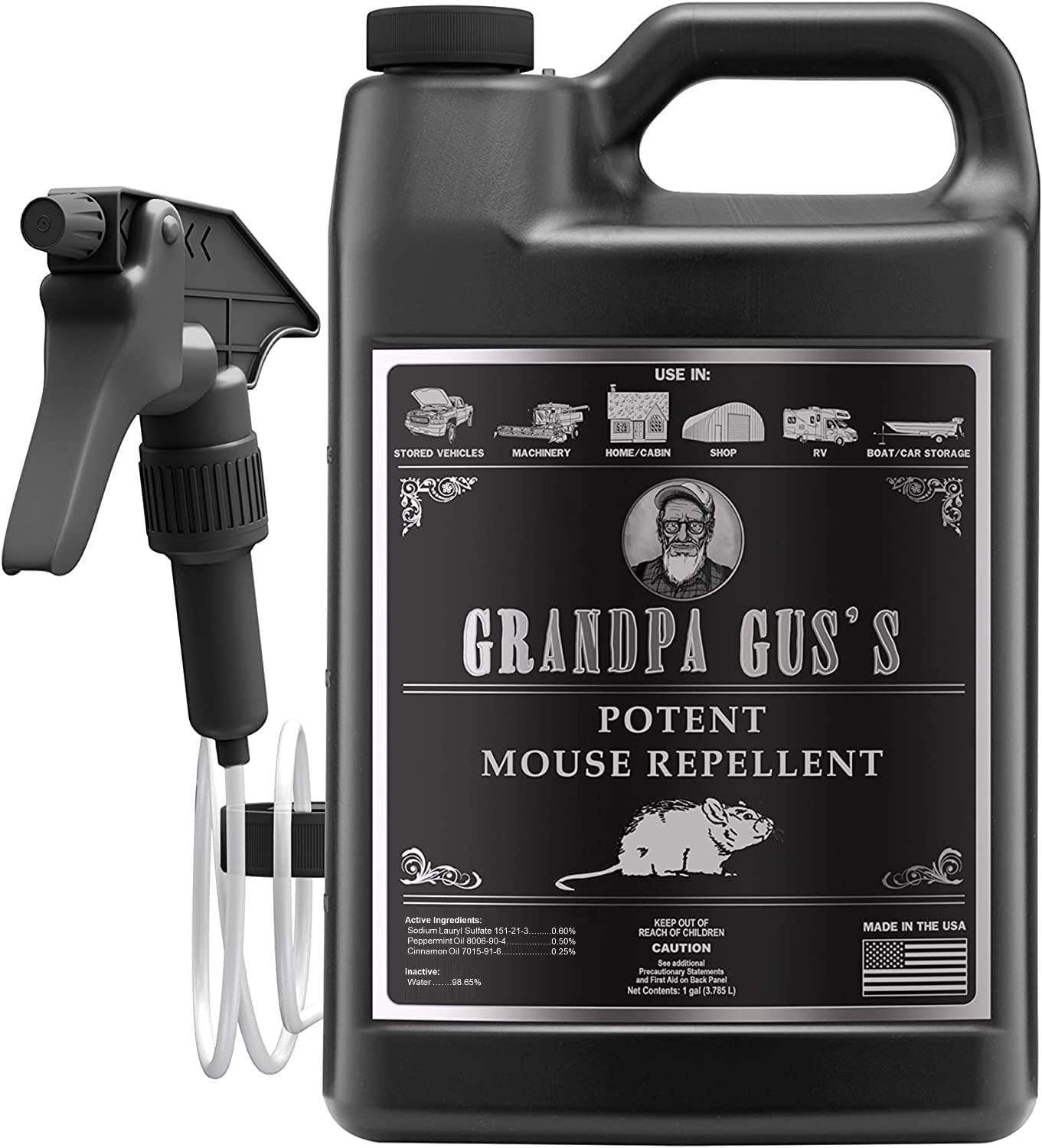 Grandpa Gus's Double-Potent Rodent Repellent Spray, [...]