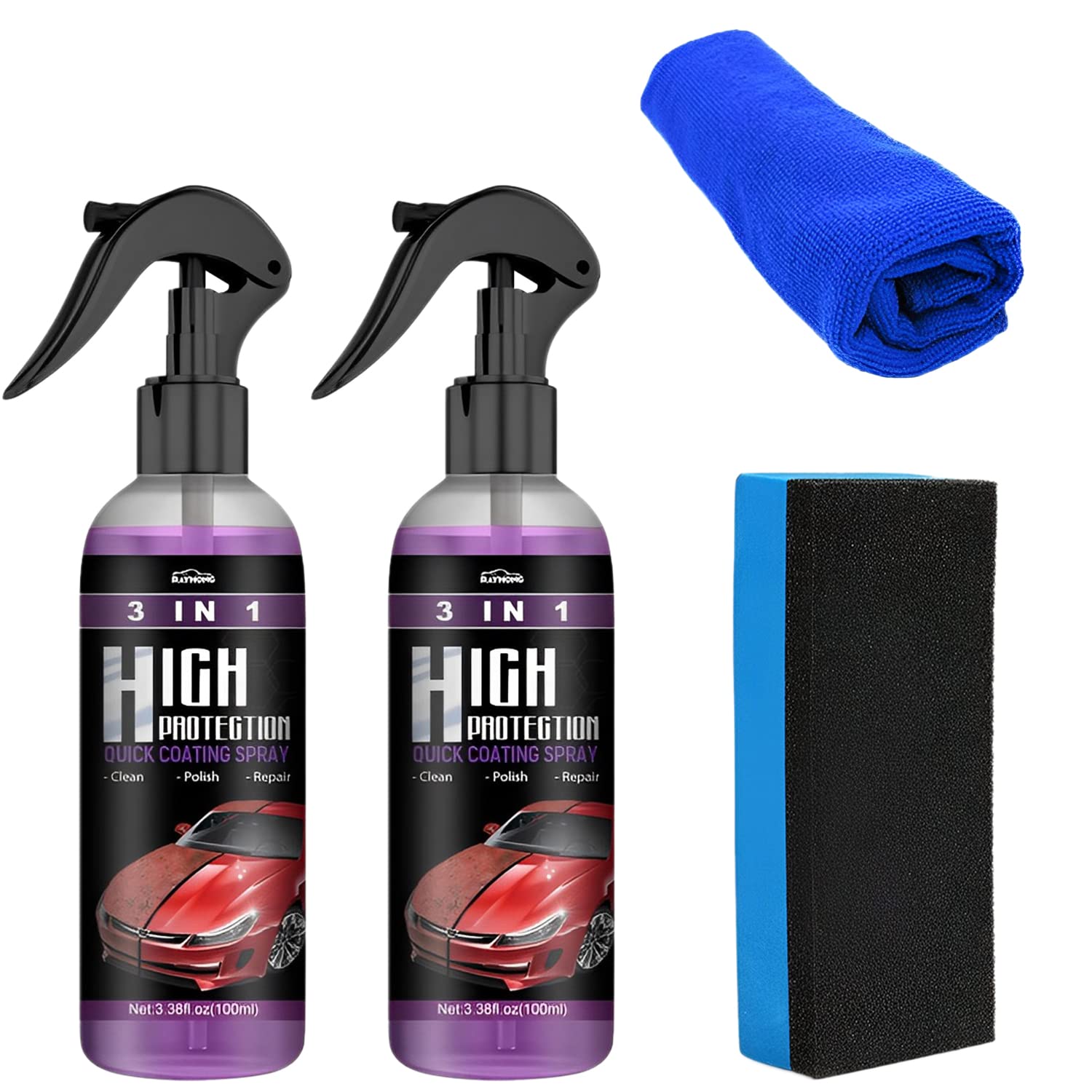 3 in 1 High Protection Quick Coating Spray, Car [...]