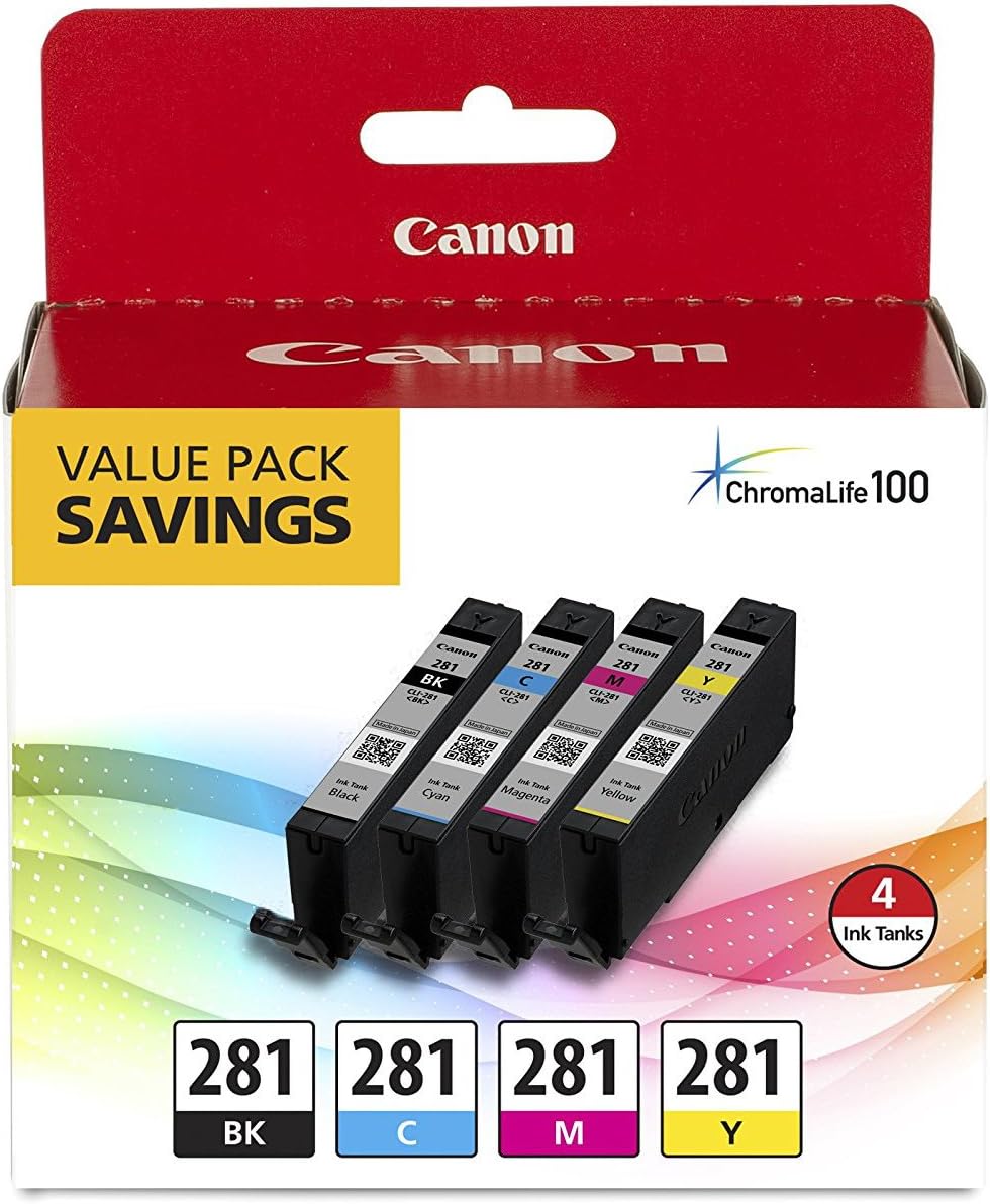 Canon CLI-281 XL BKCMY Four Color Value Pack [...]