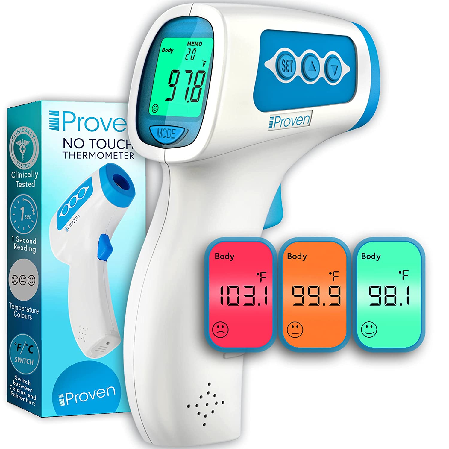 Infrared No Touch Forehead Thermometer for Adults, [...]