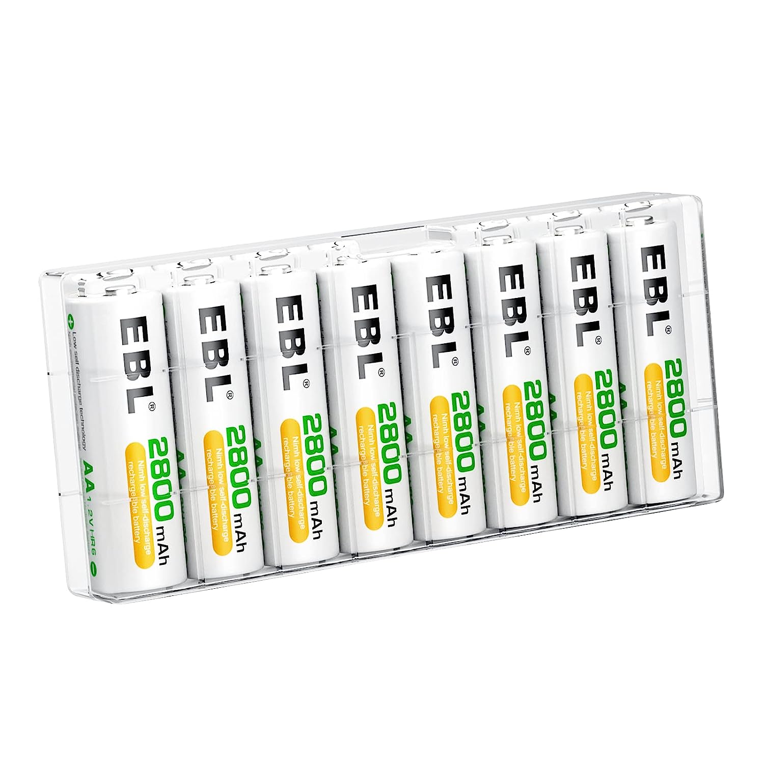 EBL Pack of 8 AA Batteries 2800mAh High Capacity [...]