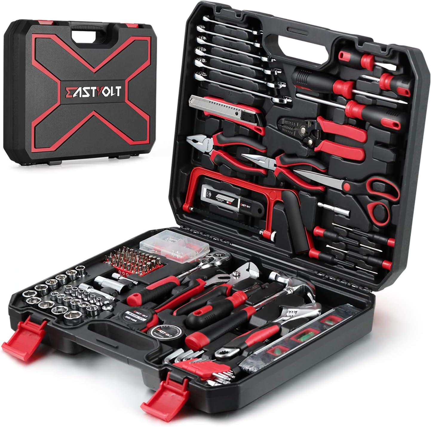 Eastvolt 218-Piece Household Tool Kit, Auto Repair [...]