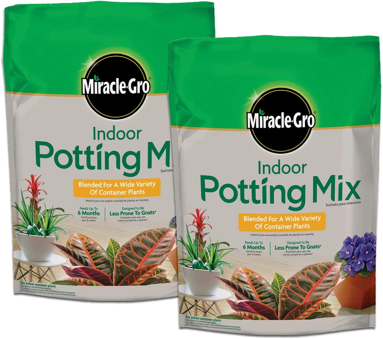 Miracle-Gro Indoor Potting Mix 6 qt., Grows beautiful [...]