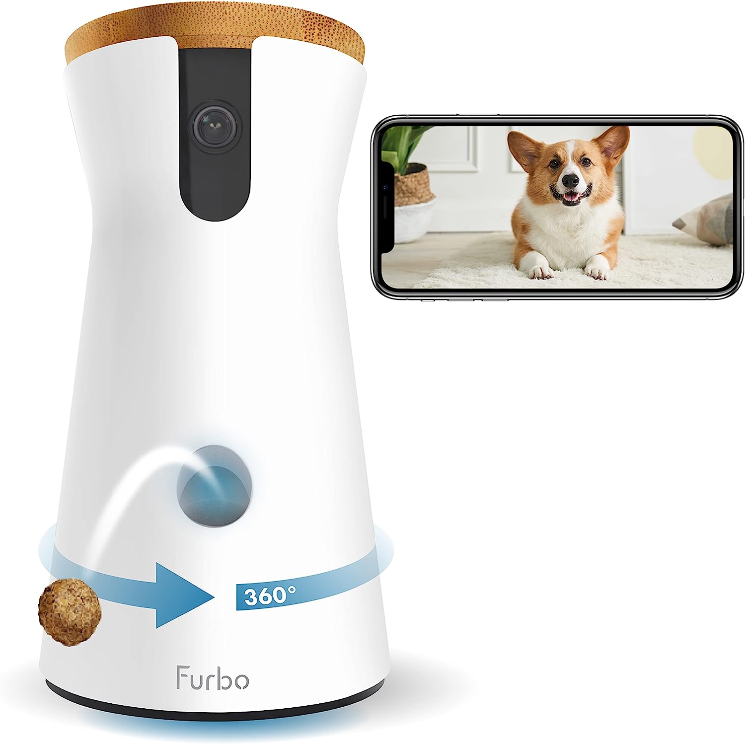 Furbo 360° Dog Camera: [New 2022] Rotating 360° View [...]
