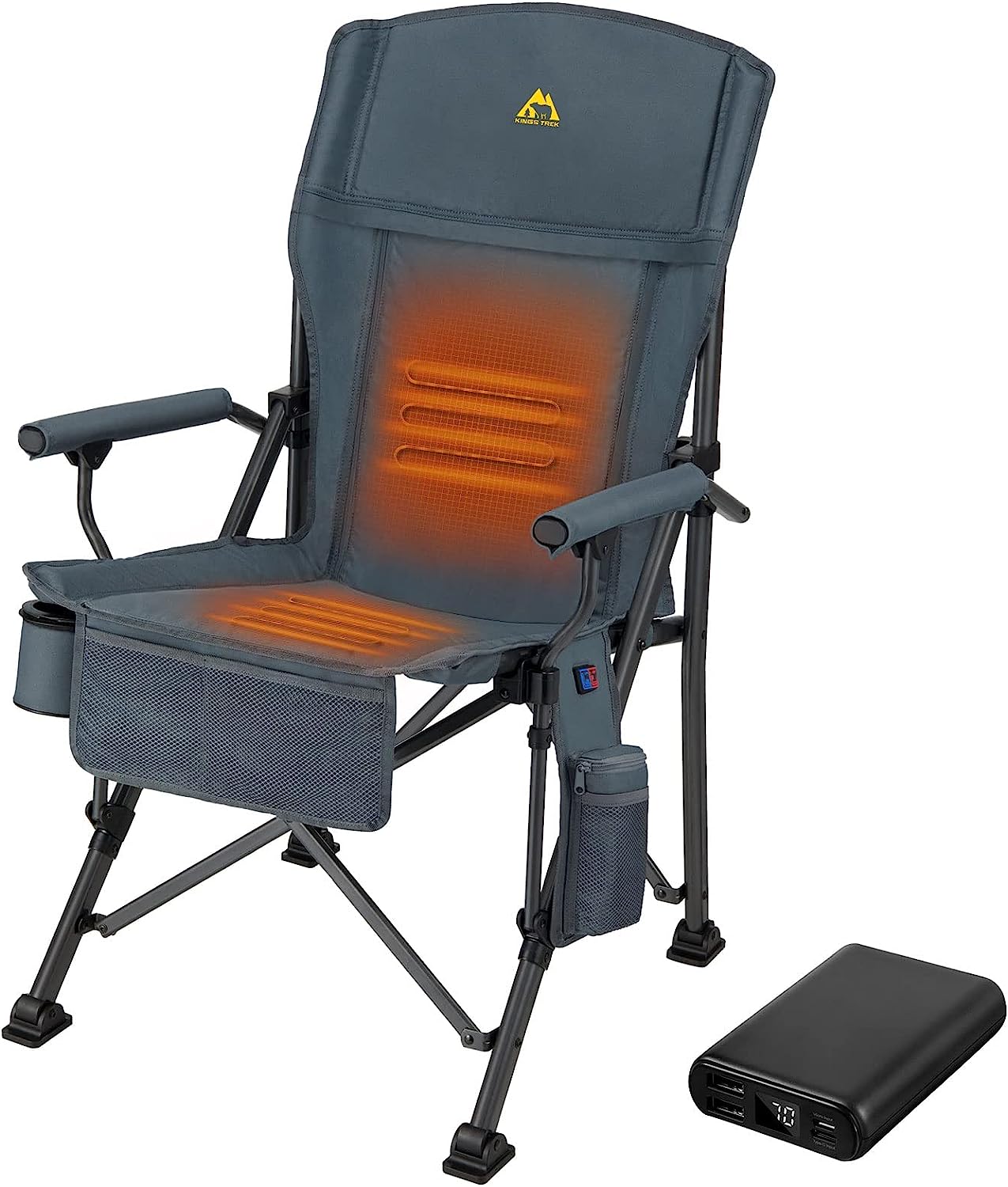 KINGS TREK Camping Chair Heated with Battery Pack & [...]