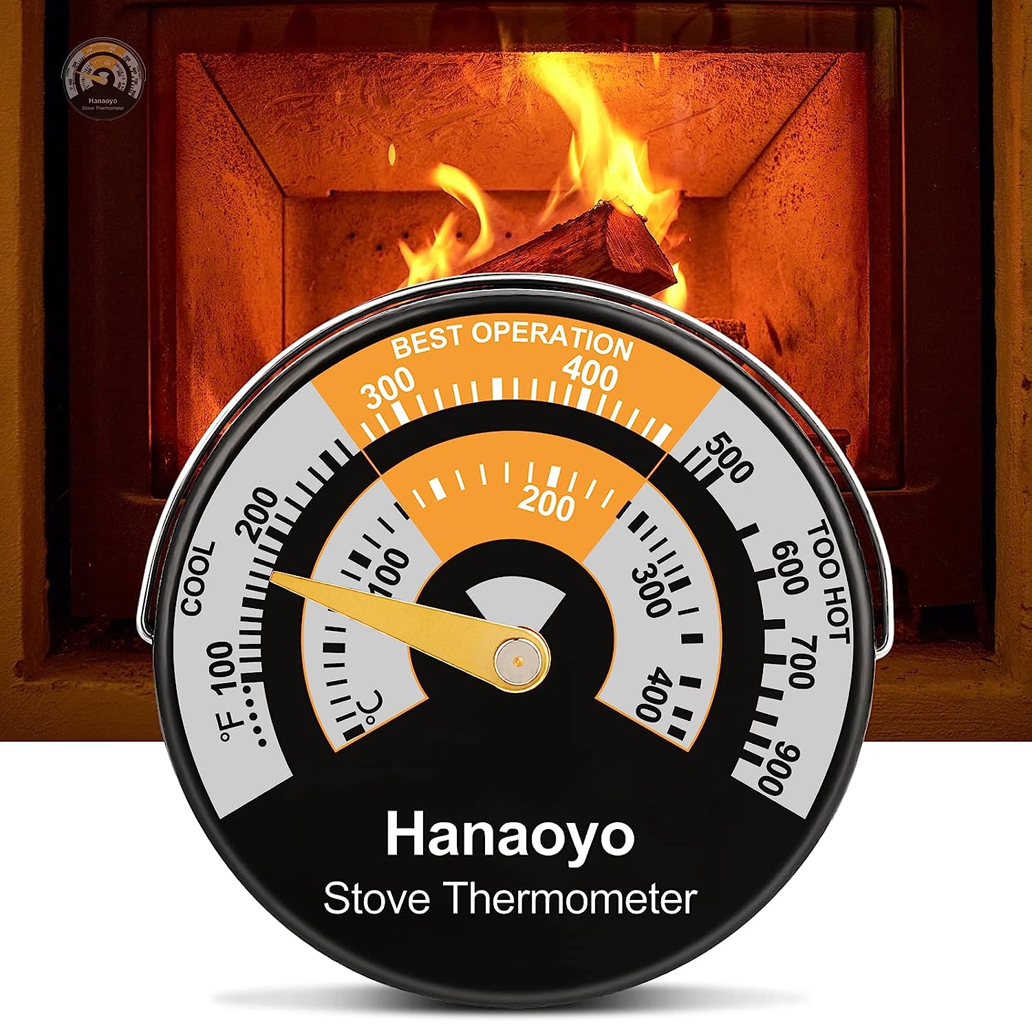 Hanaoyo Magnetic Stove Thermometer, Wood Stove [...]