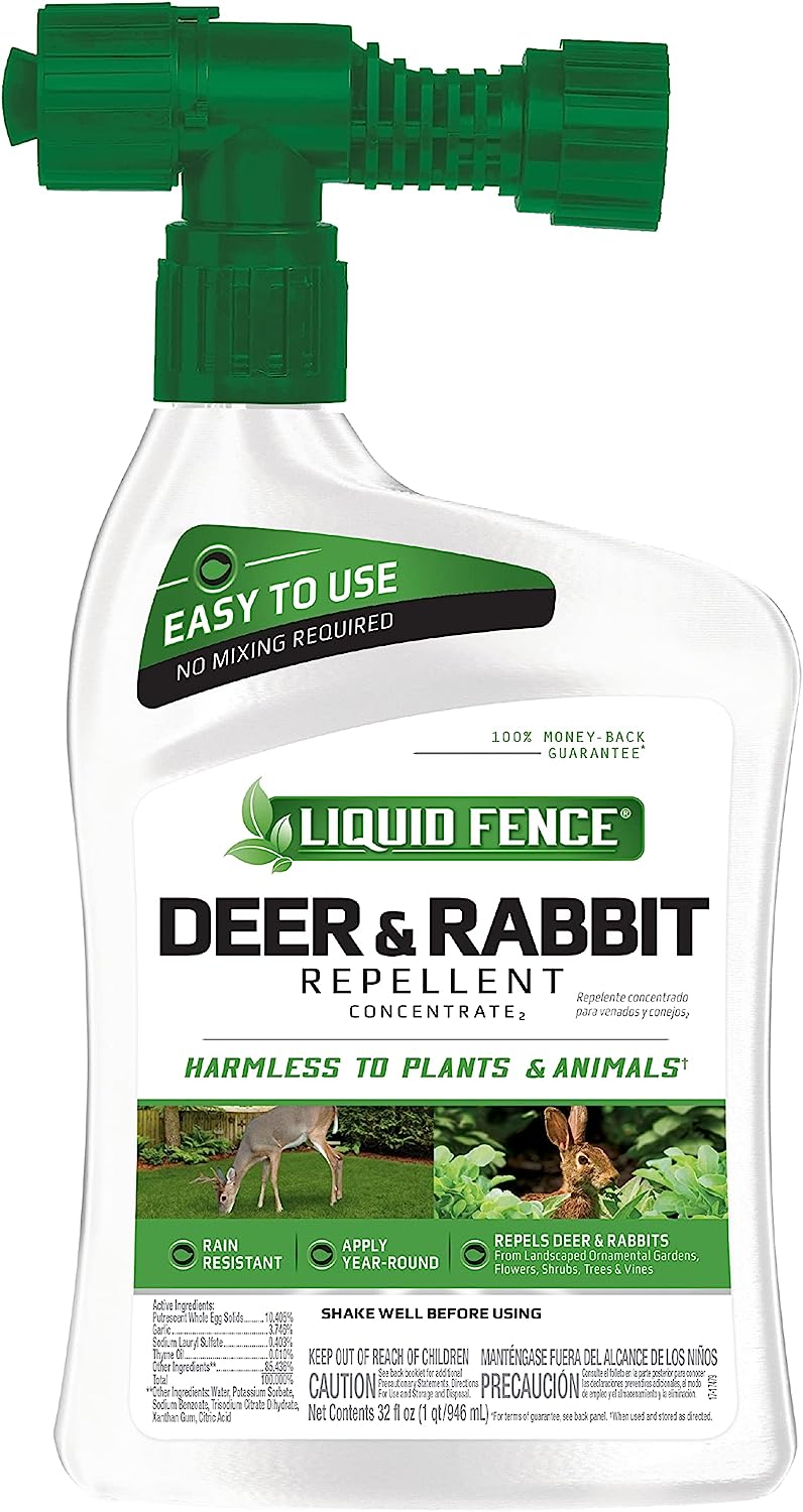 Liquid Fence Deer And Rabbit Repellent Concentrate 32 [...]